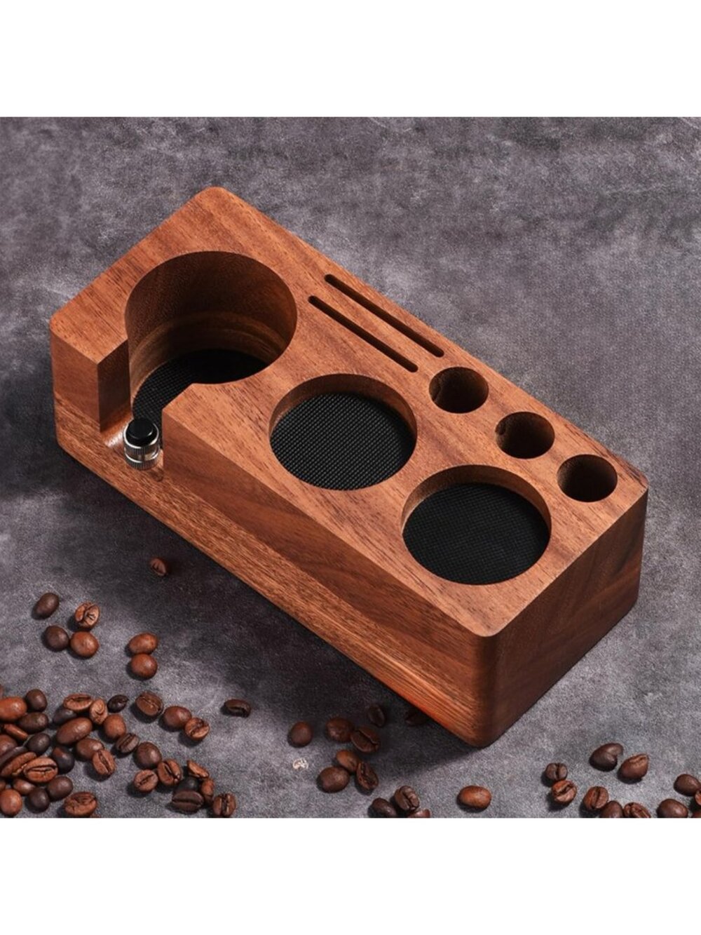 Espresso Tamping Station 54mm | Barista Workstation with Tamper & Organizer